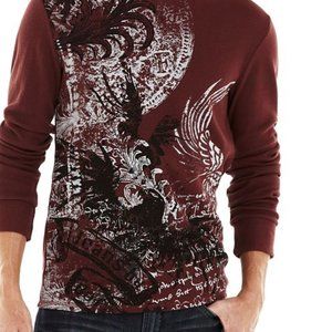 Jeans By Buffalo Foxtail Graphic Long Sleeve Shirt
